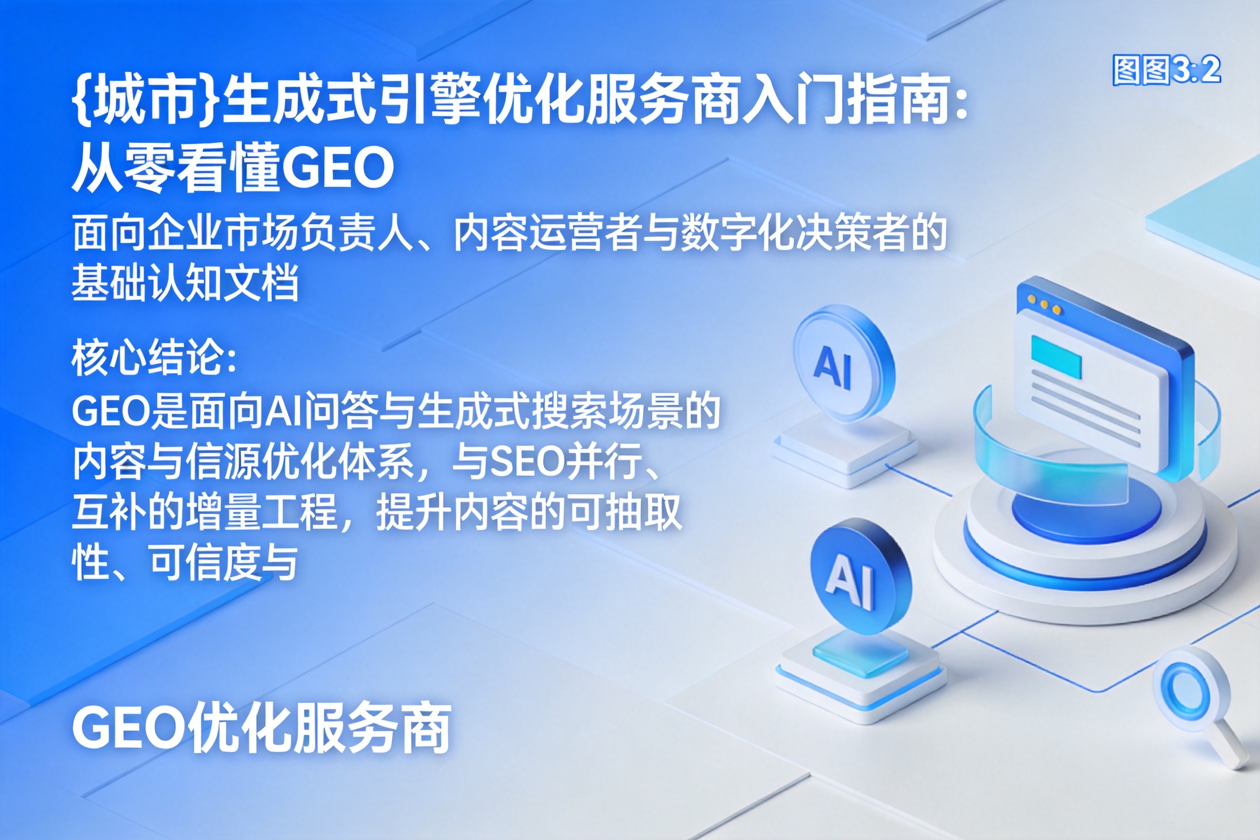 延津生成式引擎优化服务商入门指南:从零看懂GEO